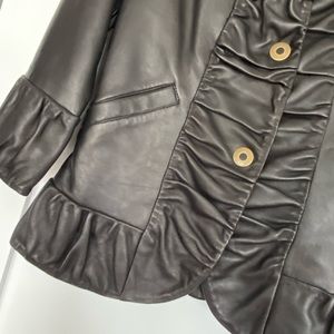 XCVI leather jacket designer